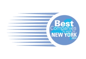 Best Companies to Work for in New York 2024 logo.