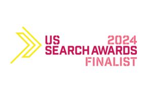 US Search Awards 2024 Finalist logo.