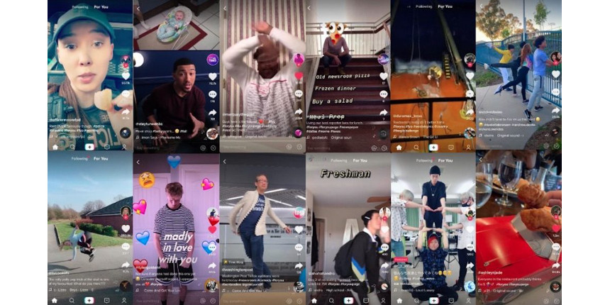 TikTok app screenshots